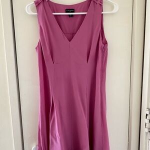 Club Monaco Pink V-Neck Mini Dress